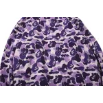 EM Sneakers BAPE Color Camo Shark Full Zip Hoodie Light Purple