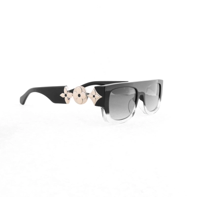 EM Sneakers Louis Vuitton by Tyler, the Creator Monogram Tribute Sunglasses Silver Black 02