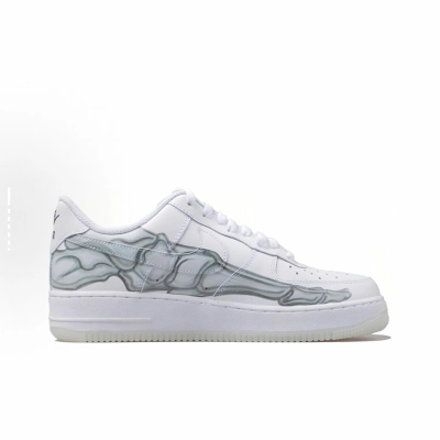 EM Sneakers Nike Air Force 1 Low Skeleton Halloween (2018) 02