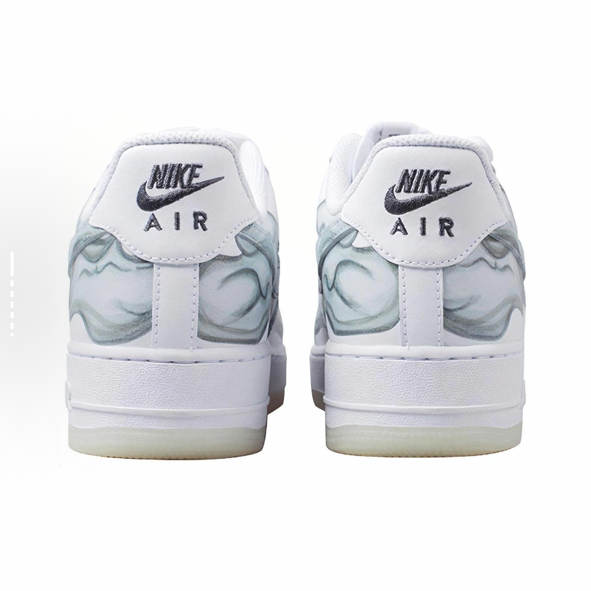 EM Sneakers Nike Air Force 1 Low Skeleton Halloween (2018)