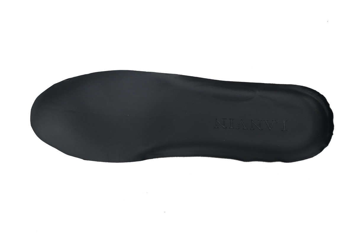 EM Sneakers Lanvin Leather Curb Black