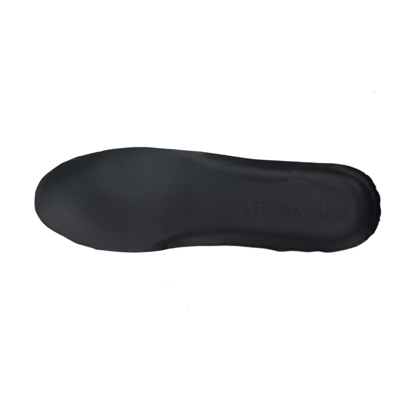 EM Sneakers Lanvin Leather Curb Black