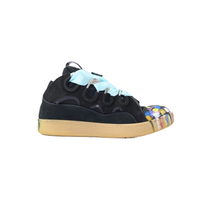 EM Sneakers Lanvin Leather Curb Gallery Dept Black Multi 02