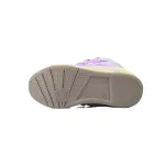 EM Sneakers Lanvin Leather Curb x Gallery Dept Paint Drip Optical White
