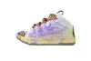 EM Sneakers Lanvin Leather Curb x Gallery Dept Paint Drip Optical White