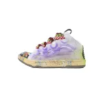 EM Sneakers Lanvin Leather Curb x Gallery Dept Paint Drip Optical White