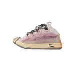 EM Sneakers Lanvin Leather Curb x Gallery Dept Sneakers Paint Drip Pale Pink