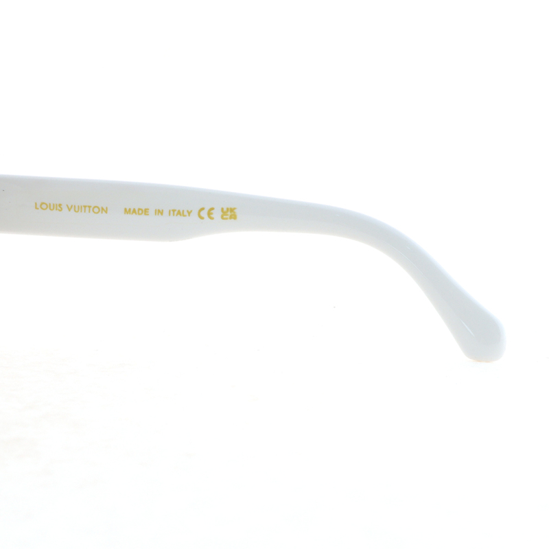 EM Sneakers Louis Vuitton Super Vision Pilot Sunglasses S00 White