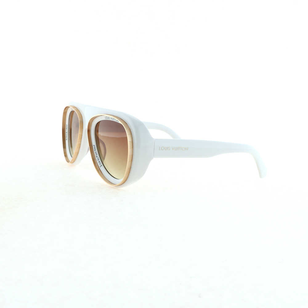 EM Sneakers Louis Vuitton Super Vision Pilot Sunglasses S00 White