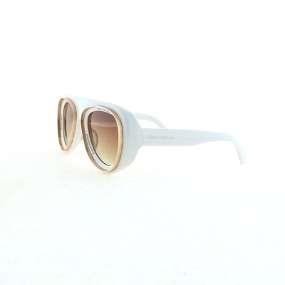 EM Sneakers Louis Vuitton Super Vision Pilot Sunglasses S00 White 01