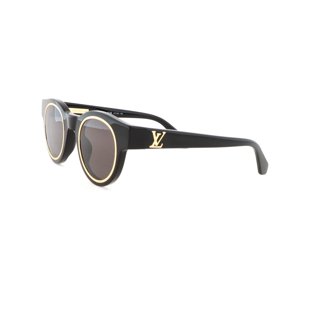 EM Sneakers Louis Vuitton Legacy Round Sunglasses God Black