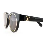 EM Sneakers Louis Vuitton Legacy Round Sunglasses God Black
