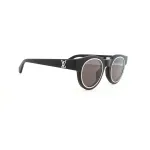 EM Sneakers Louis Vuitton Legacy Round Sunglasses Silver Black