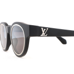 EM Sneakers Louis Vuitton Legacy Round Sunglasses Silver Black