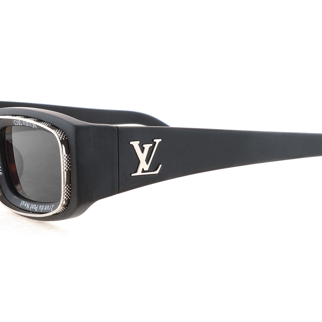 EM Sneakers Louis Vuitton LV Ocean Low Square Sunglasses Matte Black