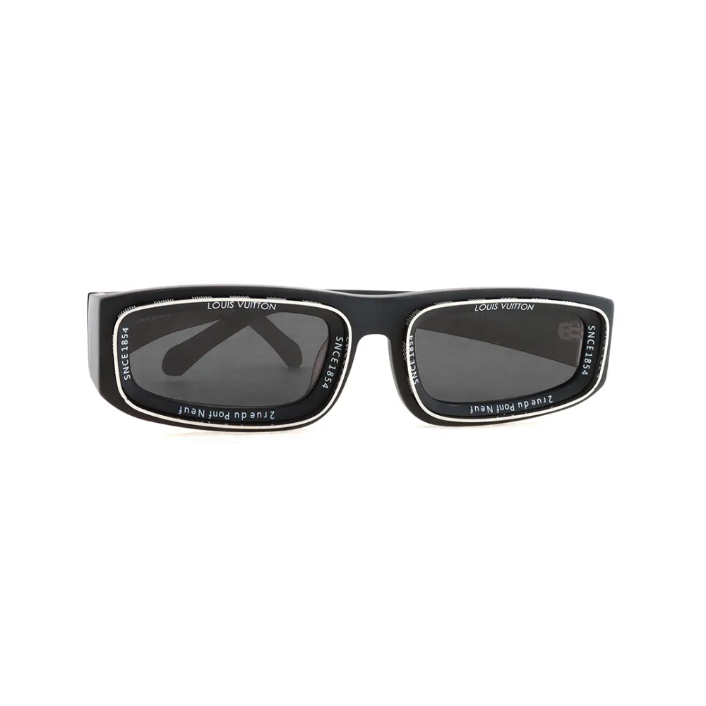 EM Sneakers Louis Vuitton LV Ocean Low Square Sunglasses Matte Black