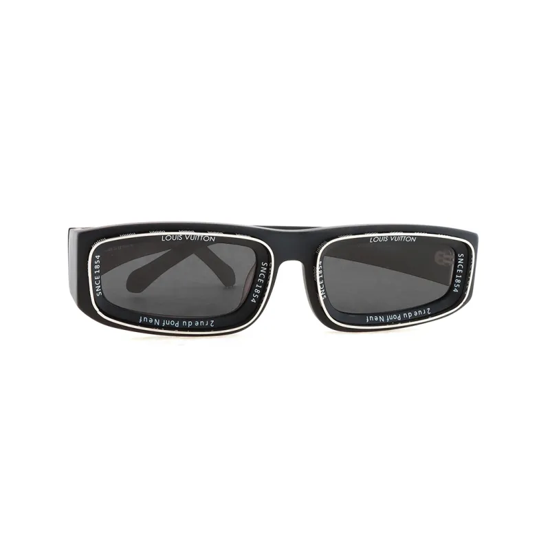 EM Sneakers Louis Vuitton LV Ocean Low Square Sunglasses Matte Black