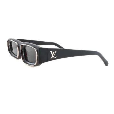 EM Sneakers Louis Vuitton LV Ocean Low Square Sunglasses Matte Black 01
