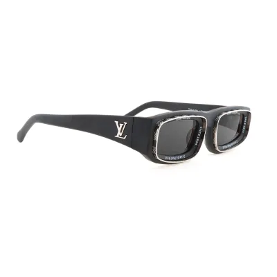 EM Sneakers Louis Vuitton LV Ocean Low Square Sunglasses Matte Black 02