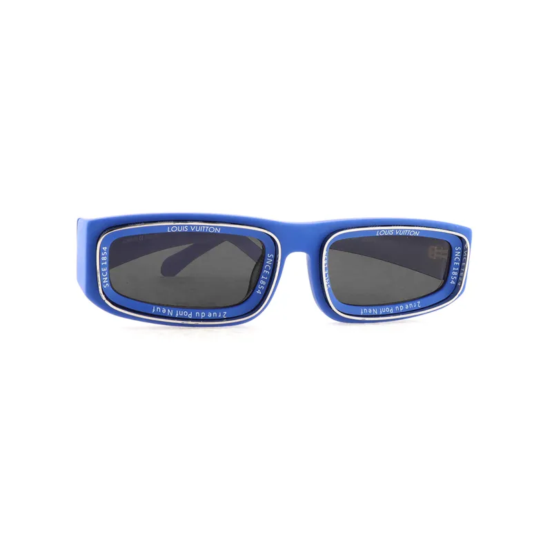 EM Sneakers Louis Vuitton LV Ocean Low Square Sunglasses Matte Blue