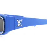 EM Sneakers Louis Vuitton LV Ocean Low Square Sunglasses Matte Blue