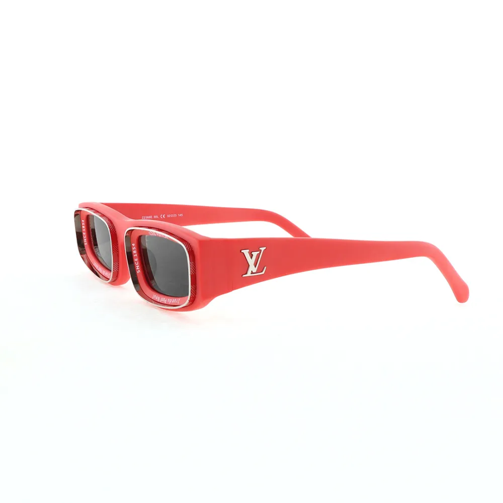 EM Sneakers Louis Vuitton LV Ocean Low Square Sunglasses Matte Red