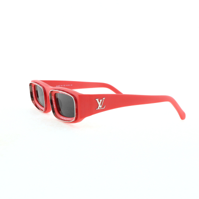 EM Sneakers Louis Vuitton LV Ocean Low Square Sunglasses Matte Red 01