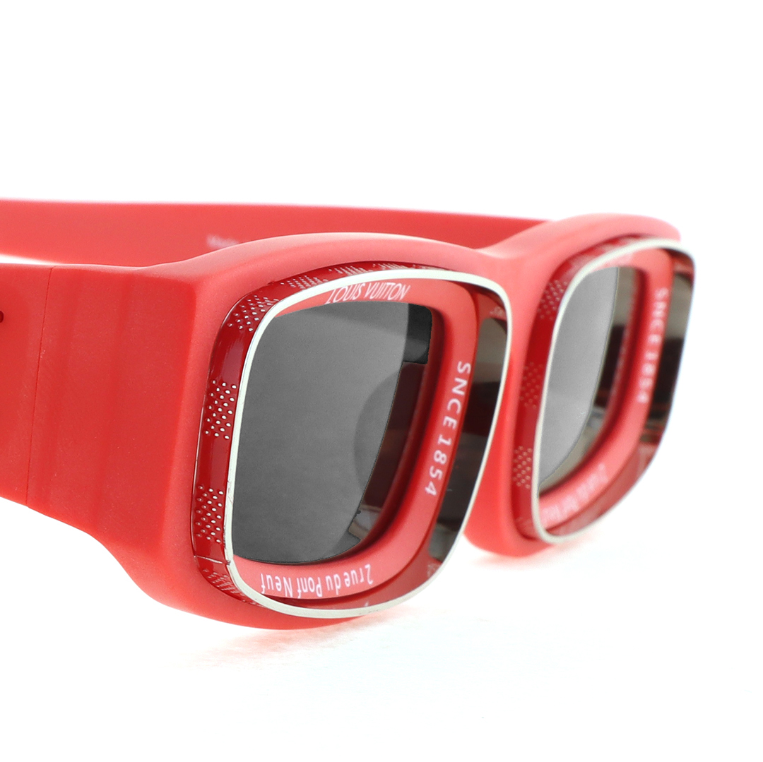 EM Sneakers Louis Vuitton LV Ocean Low Square Sunglasses Matte Red