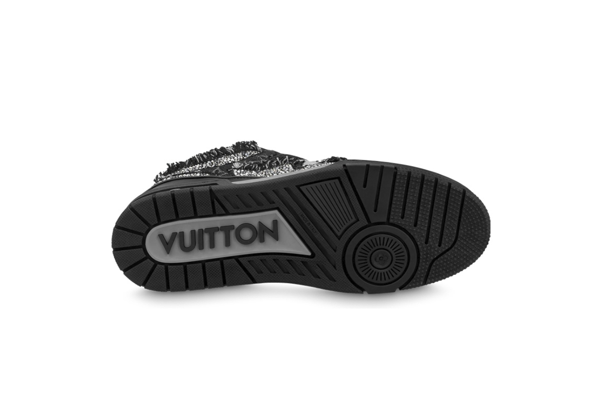 EM Sneakers Louis Vuitton LV Skate Sneaker Black Swarovski Monogran