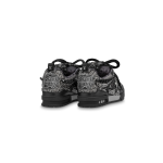EM Sneakers Louis Vuitton LV Skate Sneaker Black Swarovski Monogran