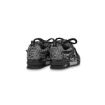 EM Sneakers Louis Vuitton LV Skate Sneaker Black Swarovski Monogran