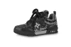 EM Sneakers Louis Vuitton LV Skate Sneaker Black Swarovski Monogran