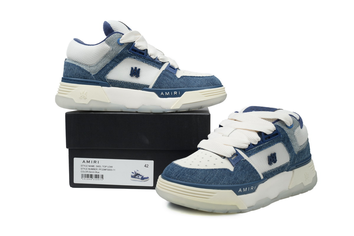 EM Sneakers Amiri MA-1 Denim Blue