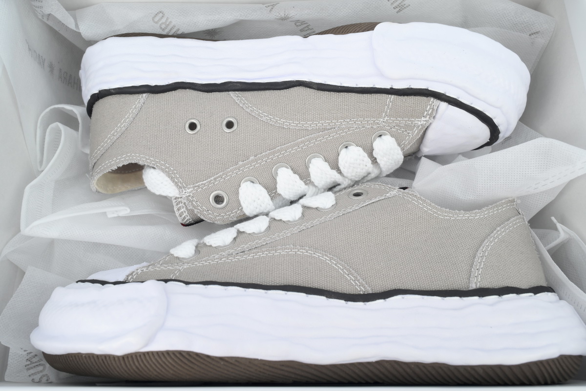 EM Sneakers Mihara Yasuhiro White Light Brown NO.806