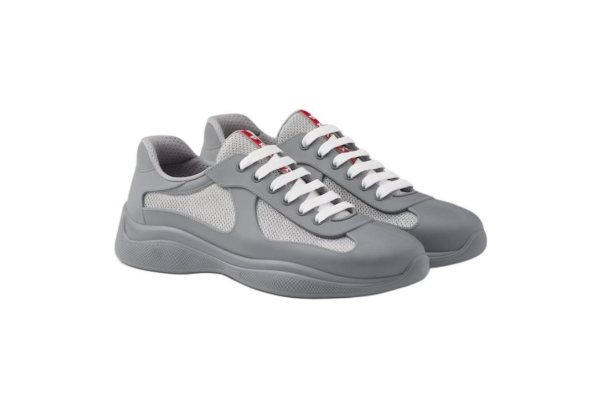 EM Sneakers Prada America's Cup Grey