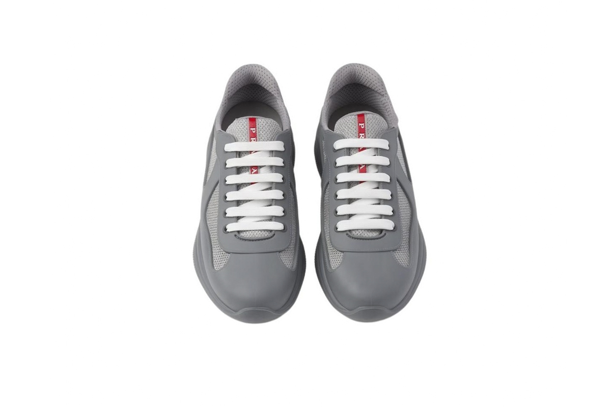 EM Sneakers Prada America's Cup Grey