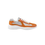 EM Sneakers Prada America's Cup Pumpkin and Silver