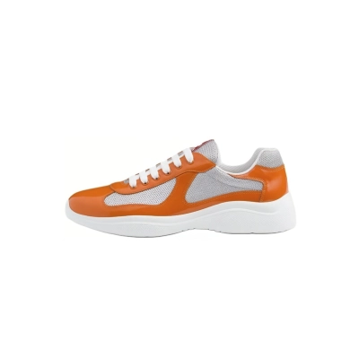 EM Sneakers Prada America's Cup Pumpkin and Silver 01
