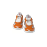 EM Sneakers Prada America's Cup Pumpkin and Silver