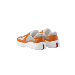EM Sneakers Prada America's Cup Pumpkin and Silver