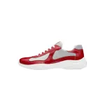 EM Sneakers Prada America's Cup Red Silver