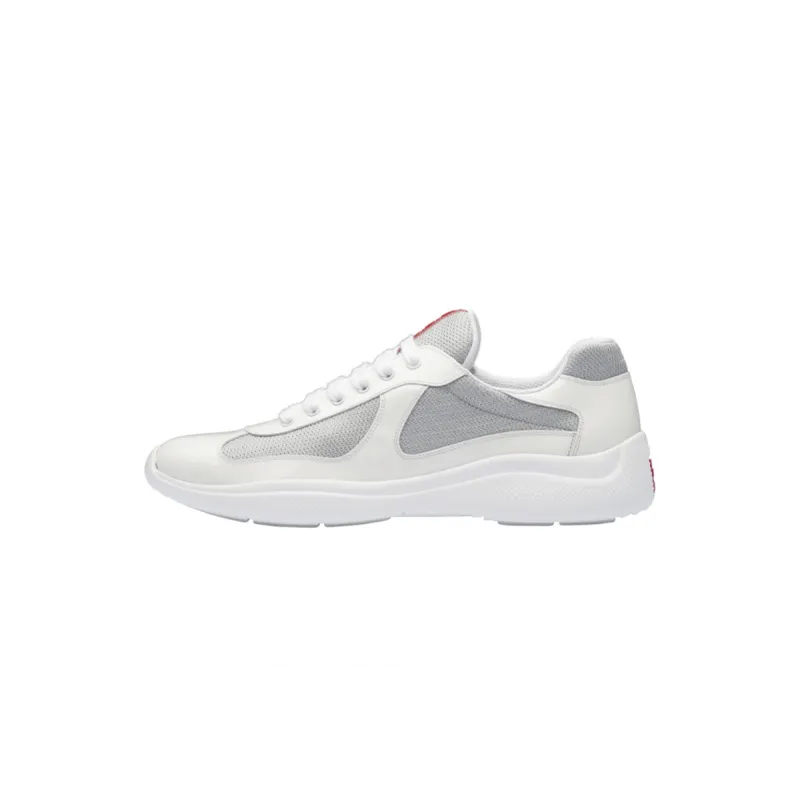 EM Sneakers Prada Americas Cup White Silver Red