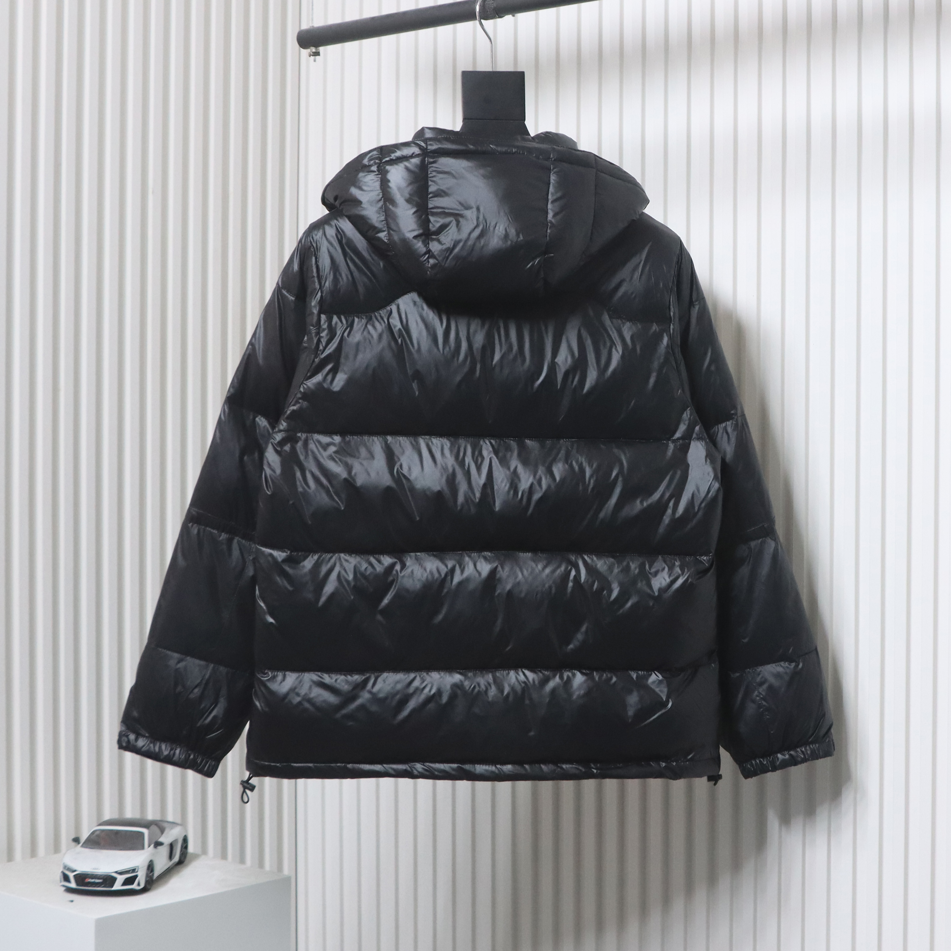 EM Sneakers Ralph Lauren Pony-embroidered Hooded Puffer Jacket Black