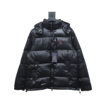EM Sneakers Ralph Lauren Pony-embroidered Hooded Puffer Jacket Black