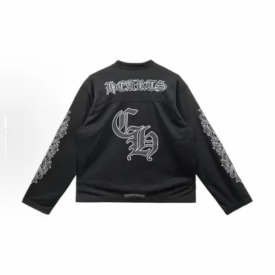 EM Sneakers Chrome Hearts Stadium Mesh L/S Jersey Black 02