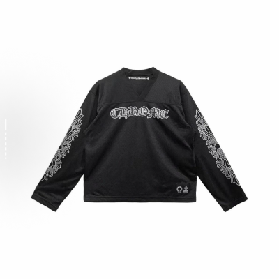 EM Sneakers Chrome Hearts Stadium Mesh L/S Jersey Black 01