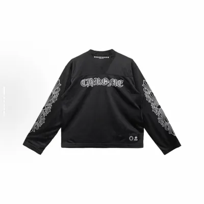 EM Sneakers Chrome Hearts Stadium Mesh L/S Jersey Black 01
