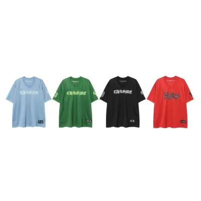 EM Sneakers Chrome Hearts T-Shirt Sports Mesh Warm Up Jersey Blue / Green / Black / Red 01