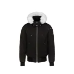 EM Sneakers Moose Knuckles Original Ballistic Bomber Jacket White Fur (NFC)