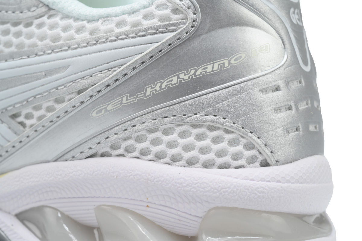 EM Sneakers ASICS Gel-Kayano 14 × JJJJound Silver White